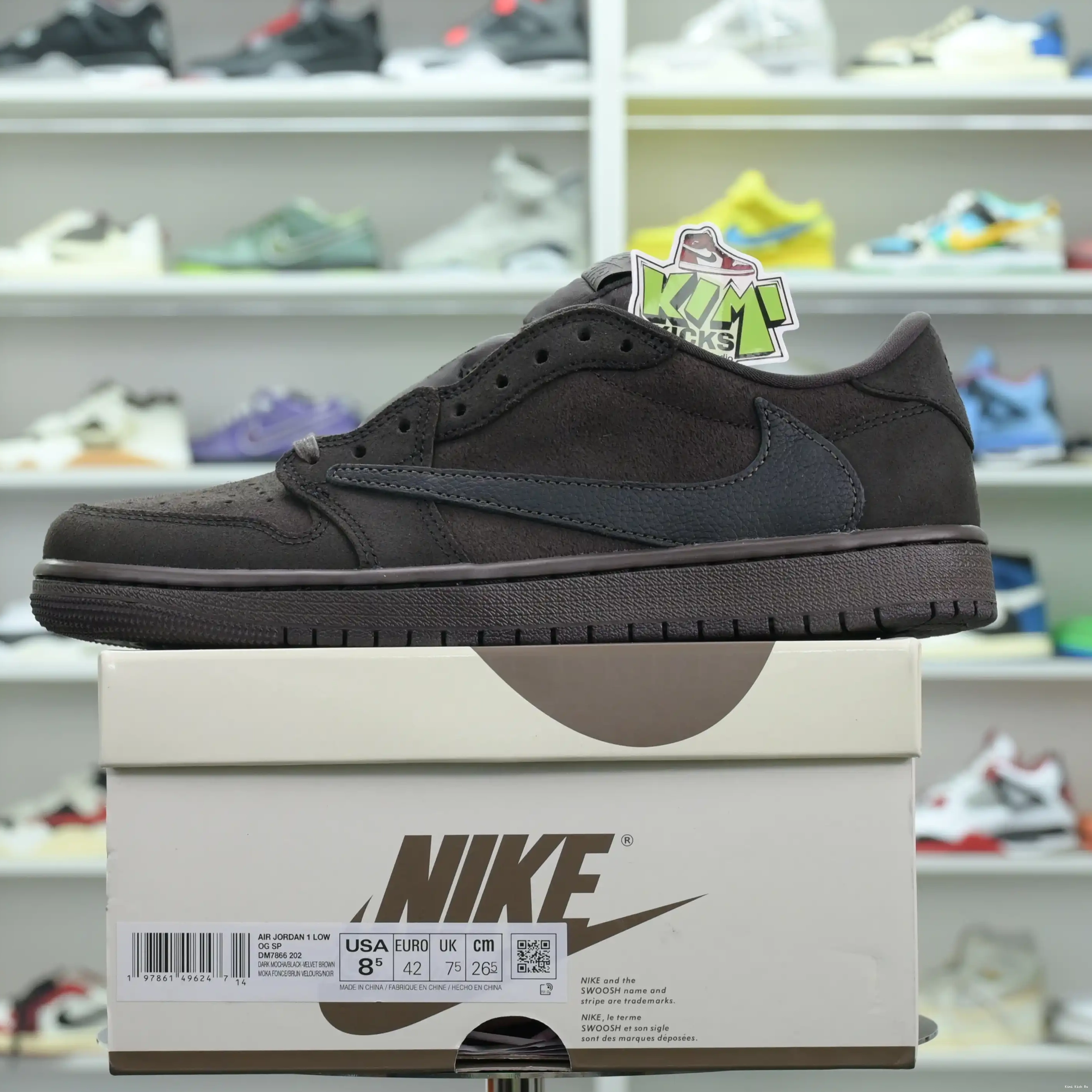 Low OG“Velvet 1 Jordan Air Scott Jordan Travis x Kimikick Brown” 0805
